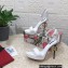 Dolce & Gabbana DG Heel 12cm Platform 1.5cm Leather sandals White 2023