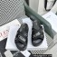 Celine Block Slides In Mesh & Textile With Celine Jacquard Black 2023