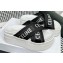 Celine Block Slides In Mesh & Textile With Celine Jacquard White 2023