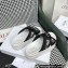 Celine Block Slides In Mesh & Textile With Celine Jacquard White 2023
