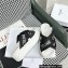 Celine Block Slides In Mesh & Textile With Celine Jacquard White 2023
