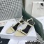 Celine heel 4.5cm T-Bar Triomphe Sandals In Calfskin Creamy 2023