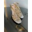 Gucci braided leather Nojum high heel 9cm sandals Silver 2023