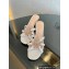Gucci heel 4.5cm braided leather Nojum Slide sandals White 2023