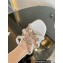 Gucci heel 4.5cm braided leather Nojum Slide sandals White 2023