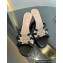 Gucci heel 4.5cm braided leather Nojum Slide sandals Black 2023