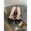 Gucci heel 4.5cm braided leather Nojum Slide sandals Black 2023