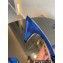 Gucci heel 4.5cm braided leather Nojum Slide sandals Blue 2023