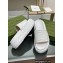 Gucci heel 5.5cm chevron leather GG Platform Slide Sandals White 2023