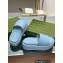 Gucci heel 5.5cm chevron leather GG Platform Slide Sandals Blue 2023
