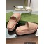 Gucci heel 5.5cm chevron leather GG Platform Slide Sandals Nude 2023