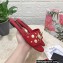 Dolce & Gabbana Stud and Pearl Slides Red 2023
