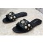 Dolce & Gabbana Stud and Pearl Slides Black 2023
