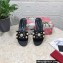 Dolce & Gabbana Stud and Pearl Slides Black 2023