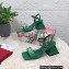 Dolce & Gabbana Heel 6.5cm Nappa-look calfskin sandals Green 2023
