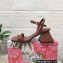 Dolce & Gabbana Heel 6.5cm Nappa-look calfskin sandals Brown 2023
