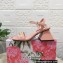 Dolce & Gabbana Heel 6.5cm Nappa-look calfskin sandals Pink 2023