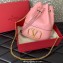 Valentino Mini Bucket Bag In Nappa With Vlogo Signature Chain Pink 2023