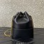 Valentino Mini Bucket Bag In Nappa With Vlogo Signature Chain Black 2023