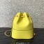 Valentino Mini Bucket Bag In Nappa With Vlogo Signature Chain Yellow 2023