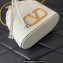 Valentino Mini Bucket Bag In Nappa With Vlogo Signature Chain White 2023