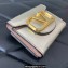 Valentino Small Loco Wallet in Calfskin Metallic Gold 2023