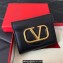 Valentino Small Loco Wallet in Calfskin Black 2023