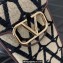 Valentino Loco Phone Case With Chain Bag in Toile Iconographe Black 2023