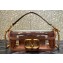 Valentino Loco Shoulder Bag In Transparent Polymeric Material Brown 2023