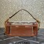 Valentino Loco Shoulder Bag In Transparent Polymeric Material Brown 2023