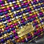 Valentino Small Vsling Handbag In Woven Metallic Nappa Gold/Multicolor 2023