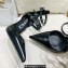 Versace Heel 11cm Spiked Pin-Point Pumps Black 2023