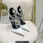 Versace Heel 11cm Spiked Pin-Point Pumps White 2023