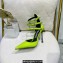 Versace Heel 11cm Spiked Pin-Point Pumps Green 2023