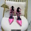 Versace Heel 11cm Spiked Pin-Point Pumps Pink 2023