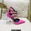 Versace Heel 11cm Spiked Pin-Point Pumps Pink 2023