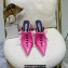 Versace Heel 11cm Pin-Point Mules Pink 2023
