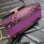 Valentino Mini VSling Bag with Sparkling Crystal Embroidery Purple 2023
