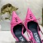 Versace Heel 11cm Laced Pin-Point Slingback Pumps Pink 2023