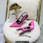Versace Heel 11cm Laced Pin-Point Slingback Pumps Pink 2023