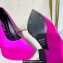 Versace Heel 15cm Platform 6cm Tempest Pumps Satin Fuchsia 2023