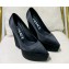 Versace Heel 15cm Platform 6cm Tempest Pumps Satin Black 2023