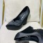 Versace Heel 15cm Platform 6cm Tempest Pumps Satin Black 2023
