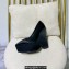 Versace Heel 15cm Platform 6cm Tempest Pumps Satin Black 2023