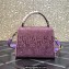 Valentino Mini VSling Bag with rhinestone gradient Purple 2023