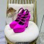 Versace Heel 15cm Platform 6cm Tempest Pumps Satin Fuchsia with Adjustable buckle 2023