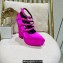 Versace Heel 15cm Platform 6cm Tempest Pumps Satin Fuchsia with Adjustable buckle 2023