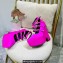 Versace Heel 15cm Platform 6cm Tempest Pumps Satin Fuchsia with Adjustable buckle 2023