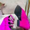 Versace Heel 15cm Platform 6cm Tempest Pumps Satin Fuchsia with Adjustable buckle 2023