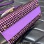 Valentino Mini VSling Bag with rhinestone gradient Purple 2023